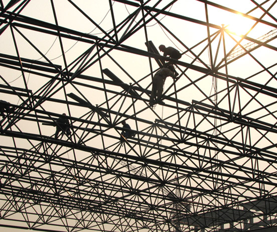 合肥厂房网架安装